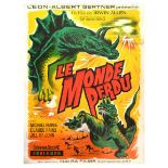 Movie Poster Le Monde Perdu The Lost World Dinosaur Adventure