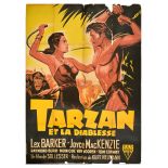 Movie Poster Tarzan She Devil Diablesse Chimpanzee