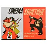 Movie Poster Soviet Cinema Lebedev ROSTA Cinematheque Algerienne