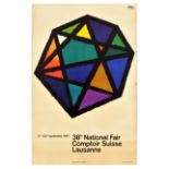 Advertising Poster Swiss National Fair Diamond Piatti