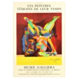 Art Exhibition Poster Jacques Villon Les Peintres Temoins De Leuer Temps