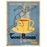 Advertising Poster Toni Banan Breakfast Drink