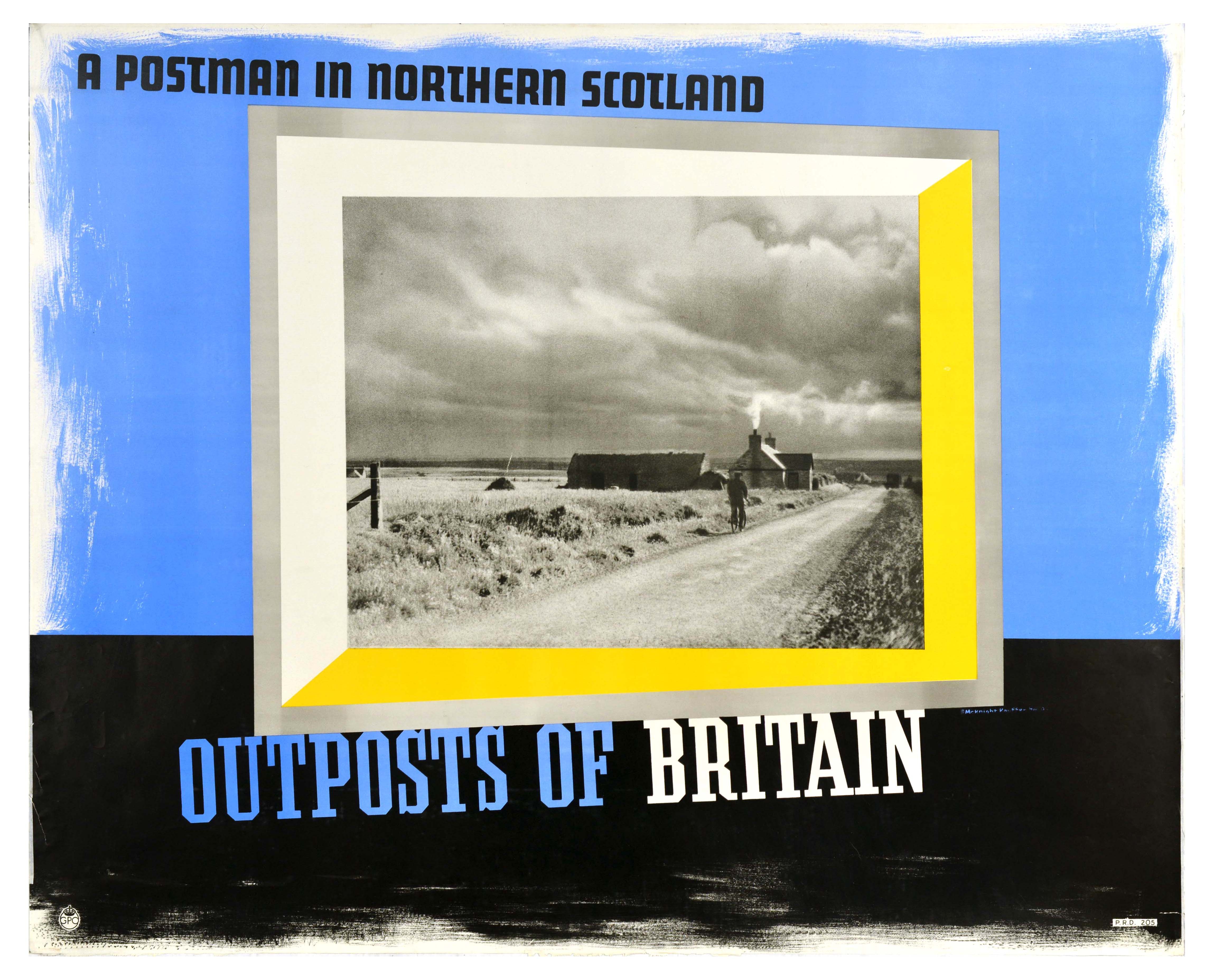 Advertising Poster Outposts of Britain Scotland GPO McKnight Kauffer