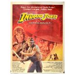 Movie Poster Indiana Jones Temple Doom Harrison Ford