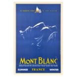 Sport Poster Mont Blanc Equipment France Sports Mountain Skiing