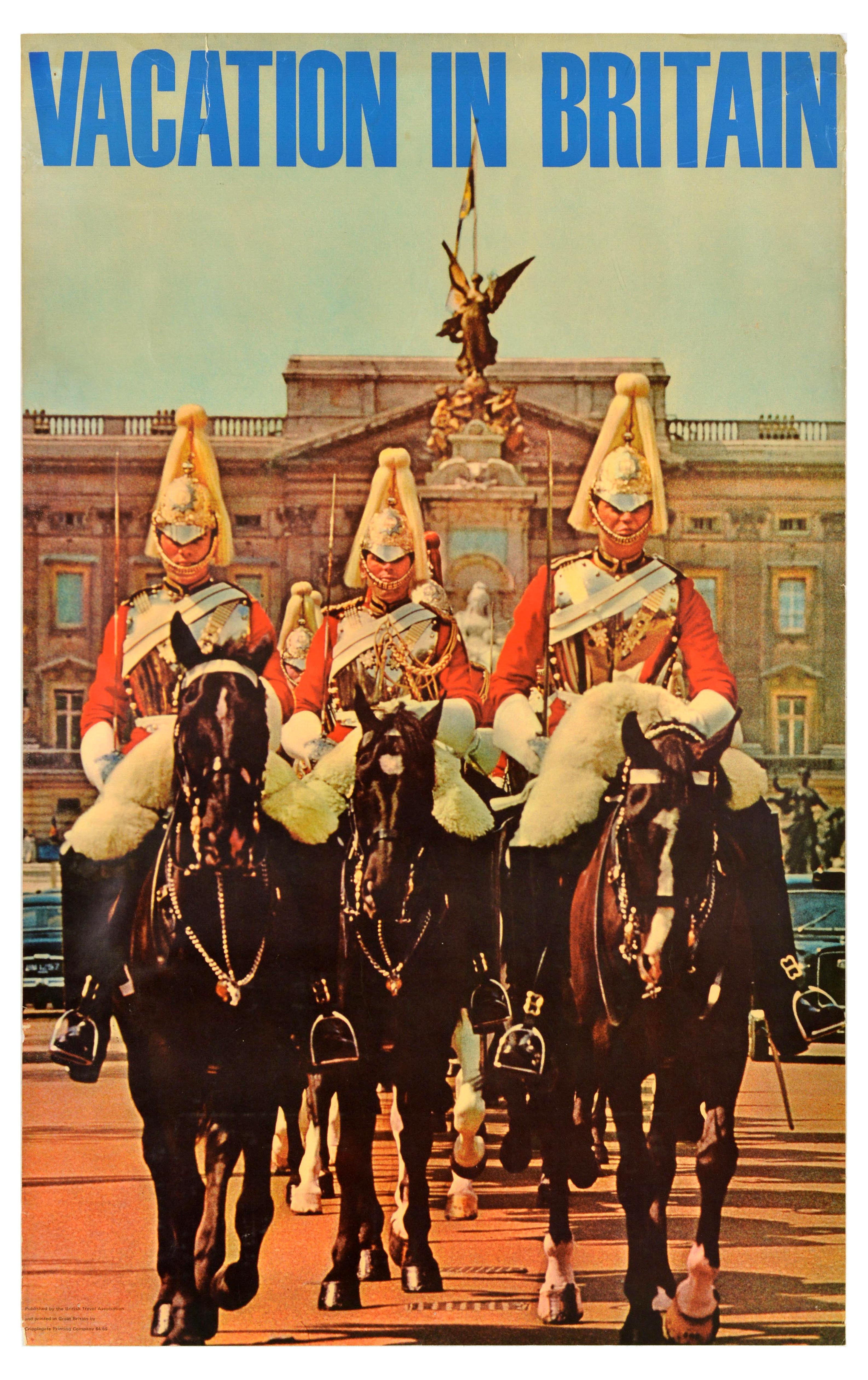 Travel Poster Set USA Disneyland Britain Buckingham Palace Geneva Switzerland - Image 2 of 3