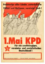 Propaganda Poster German Communist Party May Day Proletarians