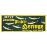 Advertising Poster German Herring Fish Deutsche Heringe Food