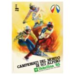 Sport Poster World Ski Championship Valtellina Bormio