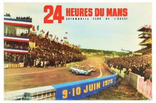 Sport Poster 24 Hours Le Mans Formula Racing 1973