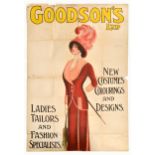 Advertising Poster Goodsons Ladies Tailors And Fashion Specialists