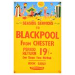 Travel Poster Blackpool From Chester Crosville Motor Services