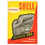 Advertising Poster Shell Petrol Gasoline Oil Car Petroleum