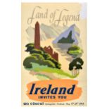 Travel Poster Ireland Land Of Legend An Tostal Festival