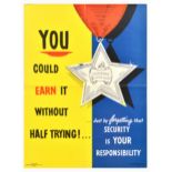 Propaganda Poster Comrade Badge USA Cold War Department Of Defence