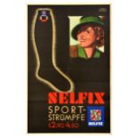 Advertising Poster Selfix Sport Stockings Sport Strumpfe Fashion