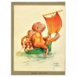 Advertising Poster Lawson Wood Raising The Wind Ape Chimp