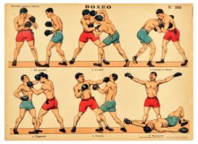 Sport Poster Boxeo Boxing Punching Gym Athlete