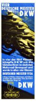 Sport Poster DKW Art Deco Motorcycle Racing Motorsport Germany