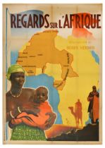 Movie Poster Regards Sur Afrique Roger Verdier Documentary Africa