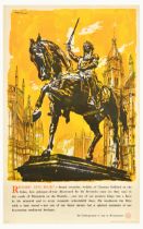 Travel Poster London Underground Richard Lionheart Westminster