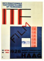 Movie Poster International Film Exhibition ITF Hague 1928