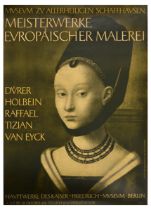 Advertising Poster Masterpieces Of European Painting Young Girl Petrus Christus