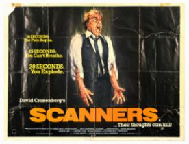 Movie Poster Set Horro SciFi The Entity Scanners The Brood David Cronenberg Sidney J. Furie