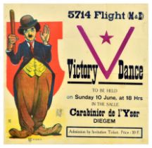 Advertising Poster Victory Dance WWII Carabinier de lYser Diegem