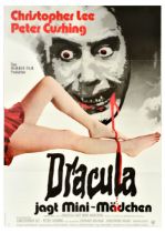 Movie Poster Dracula AD 1972 Horror Vampire Christopher Lee Peter Cushing