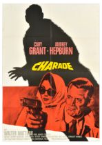 Movie Poster Charade Audrey Hepburn Cary Grant