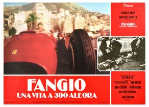 Movie Poster Fangio Life At 300 Per Hour Formula One Documentary