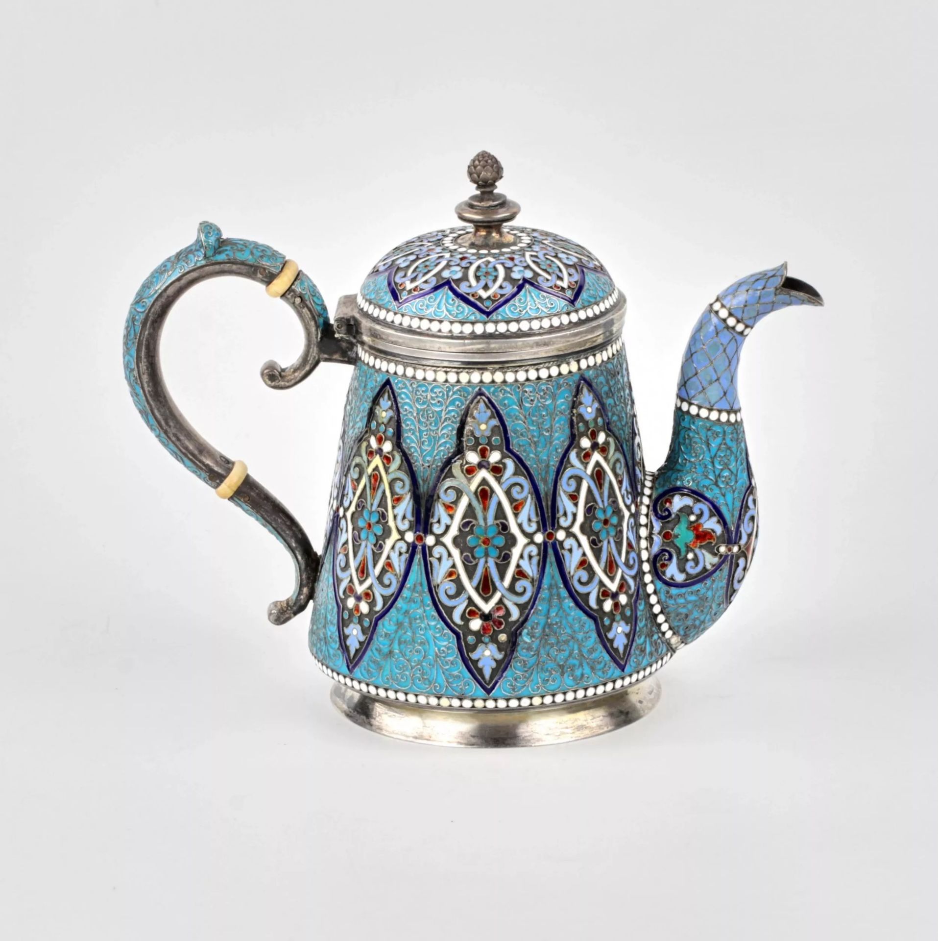 Tea, silver service by Gustav Klingert. - Image 14 of 22