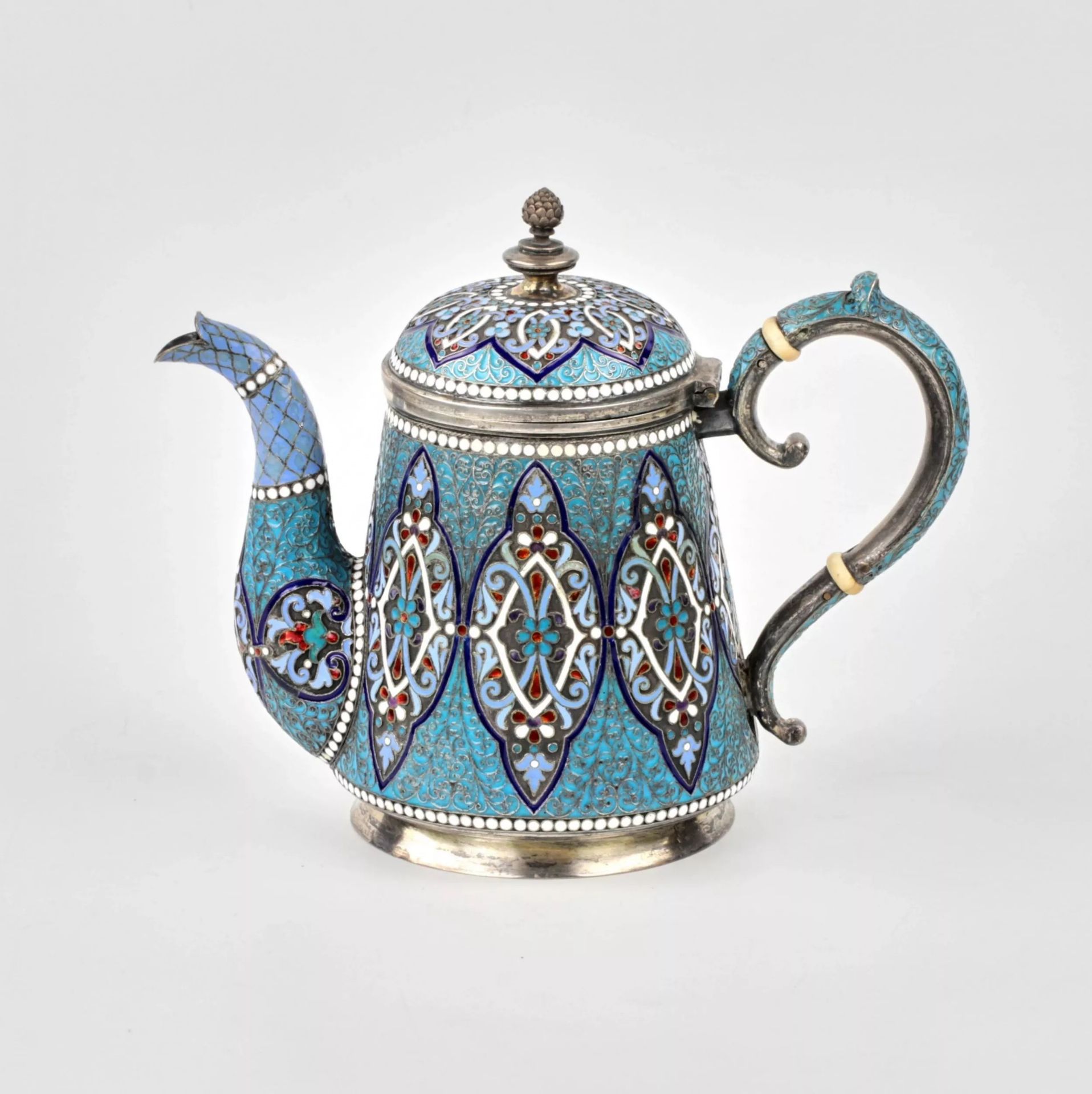 Tea, silver service by Gustav Klingert. - Image 2 of 22