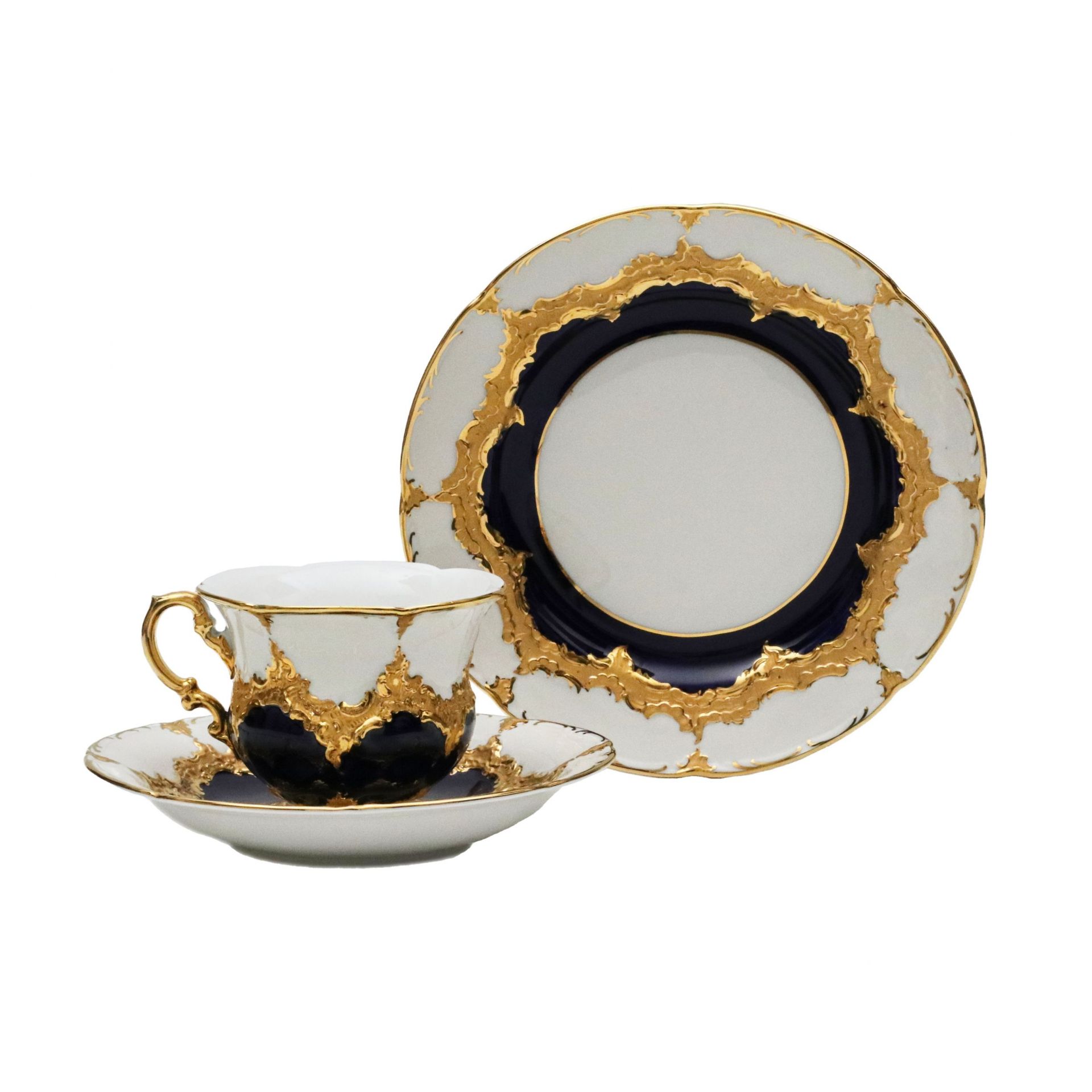 Meissen B Form. Tea and coffee service for six people. 20th century. - Image 4 of 9