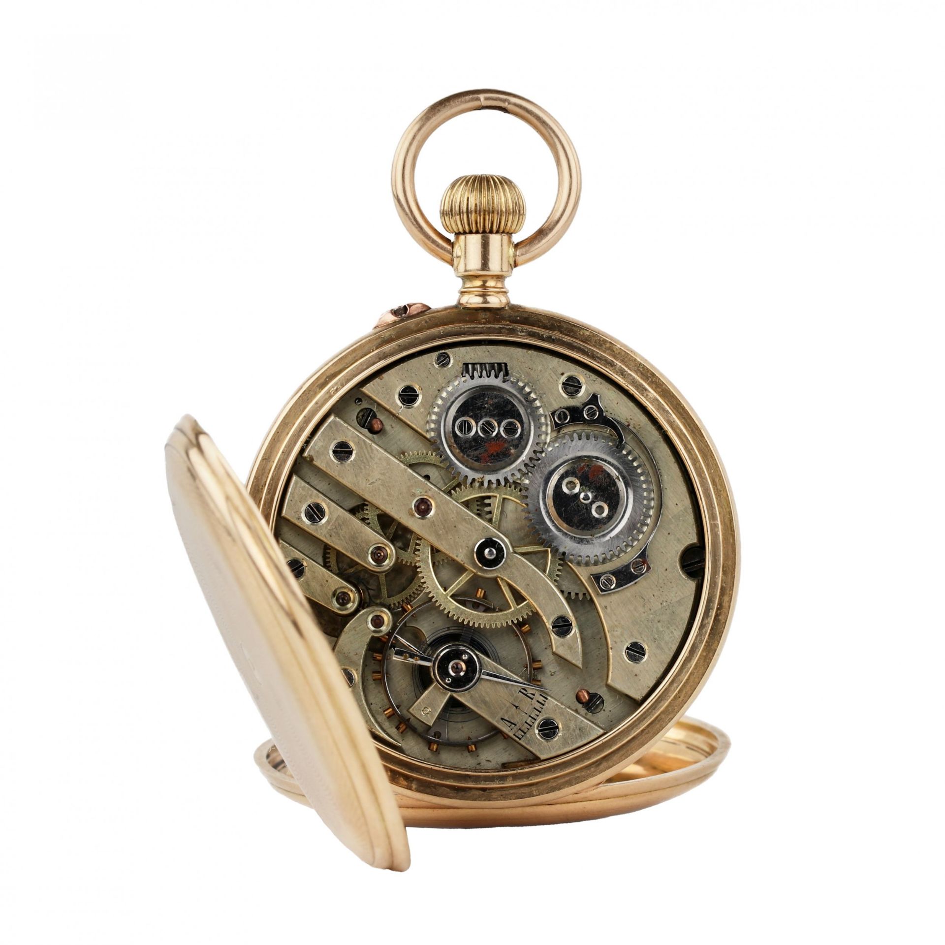 H. MOSER & Co. gold pocket watch, circa 1900 - Bild 7 aus 9