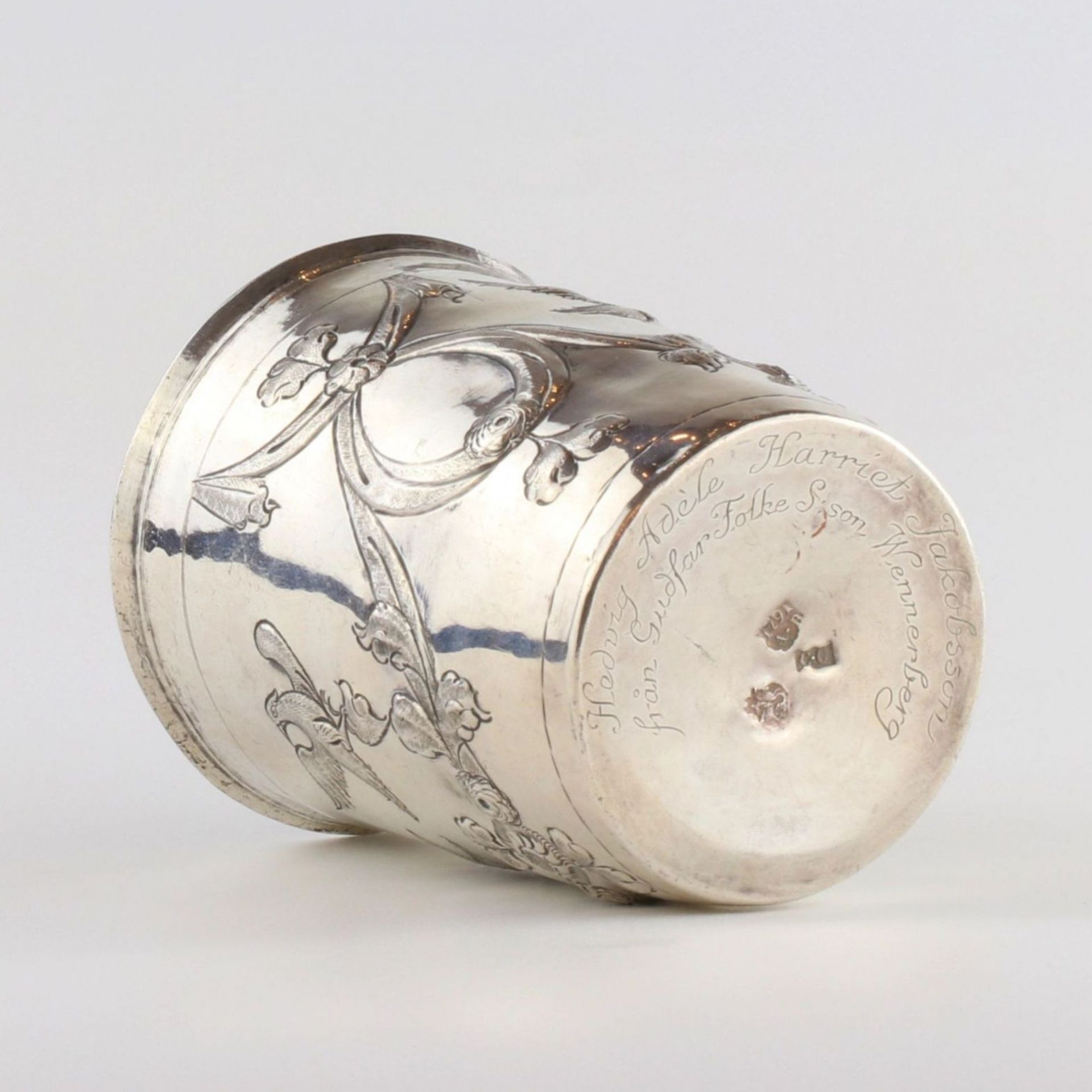 Russian silver vodka cup 1791. - Image 5 of 5