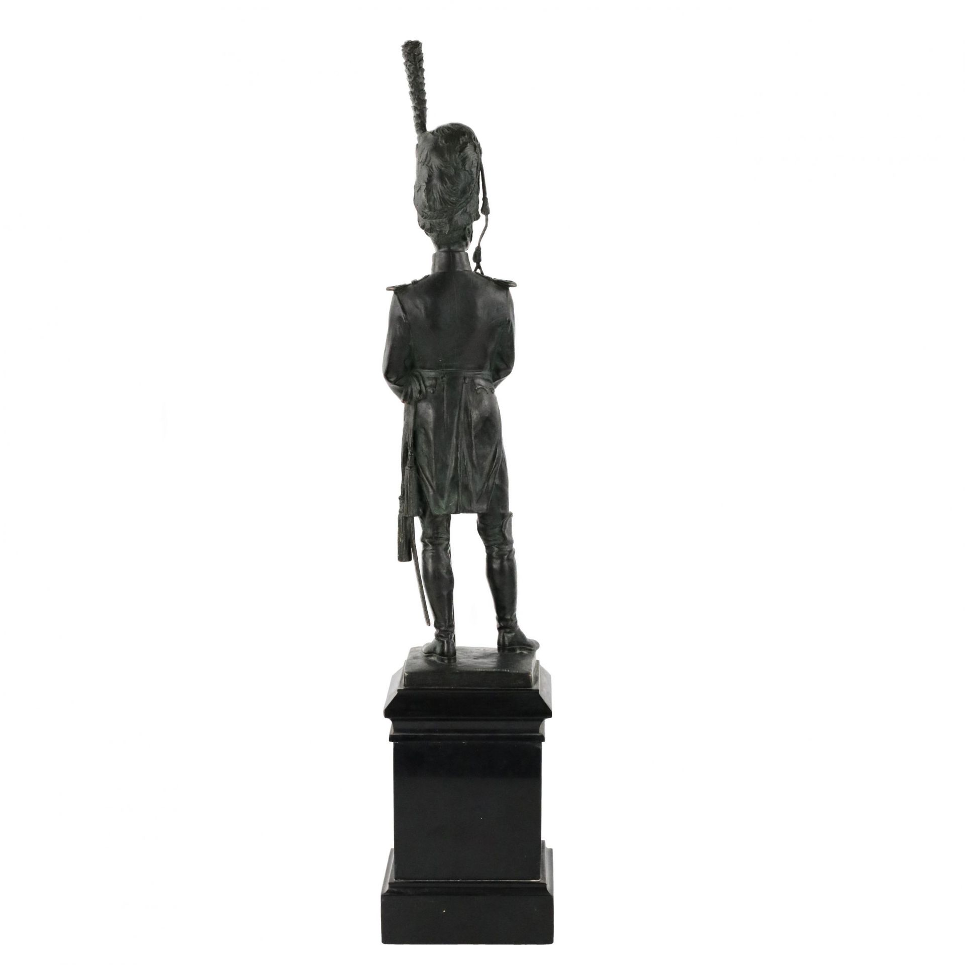 Bronze figure of an officer. Alfred Olson. - Bild 5 aus 9