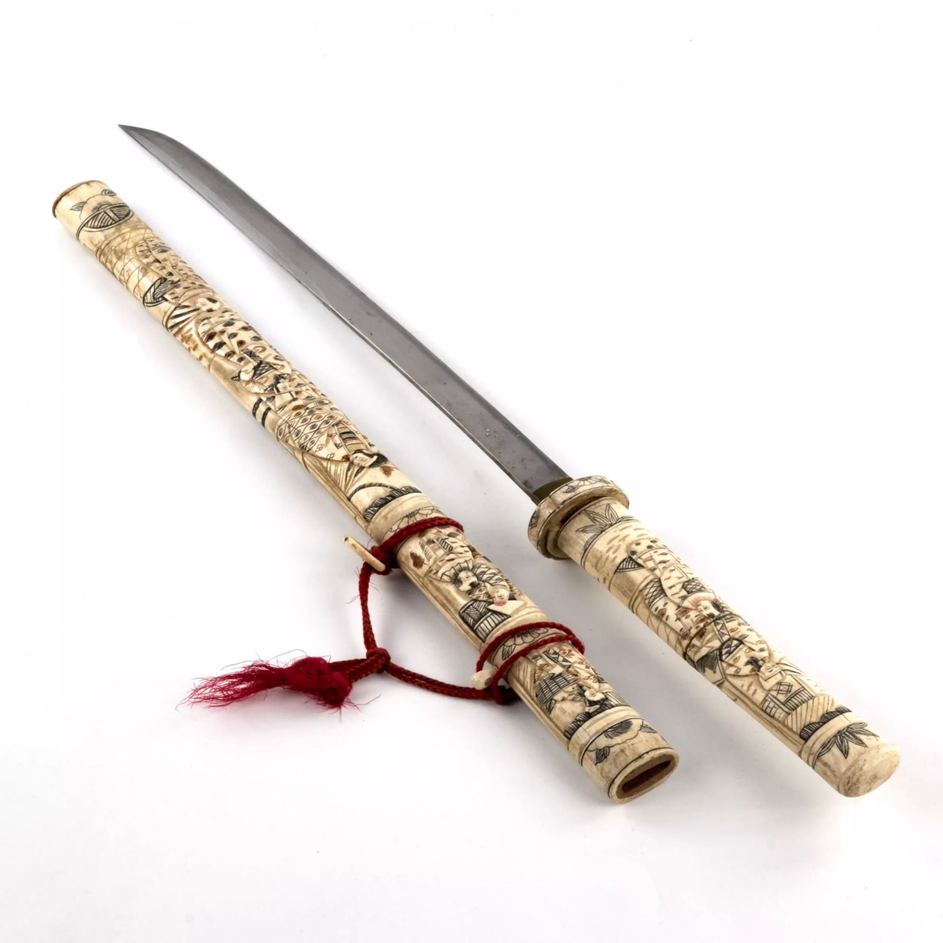 Japanese sword WAKIZASHI. - Image 4 of 5