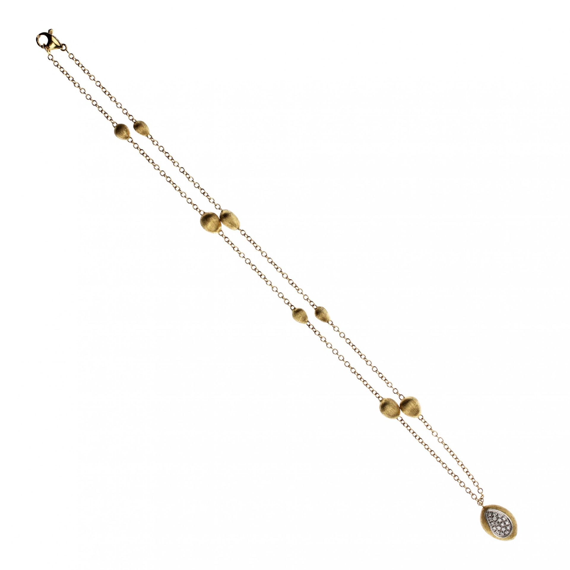 Marco Bisego. Original gold chain with pendant and diamonds. - Bild 4 aus 7