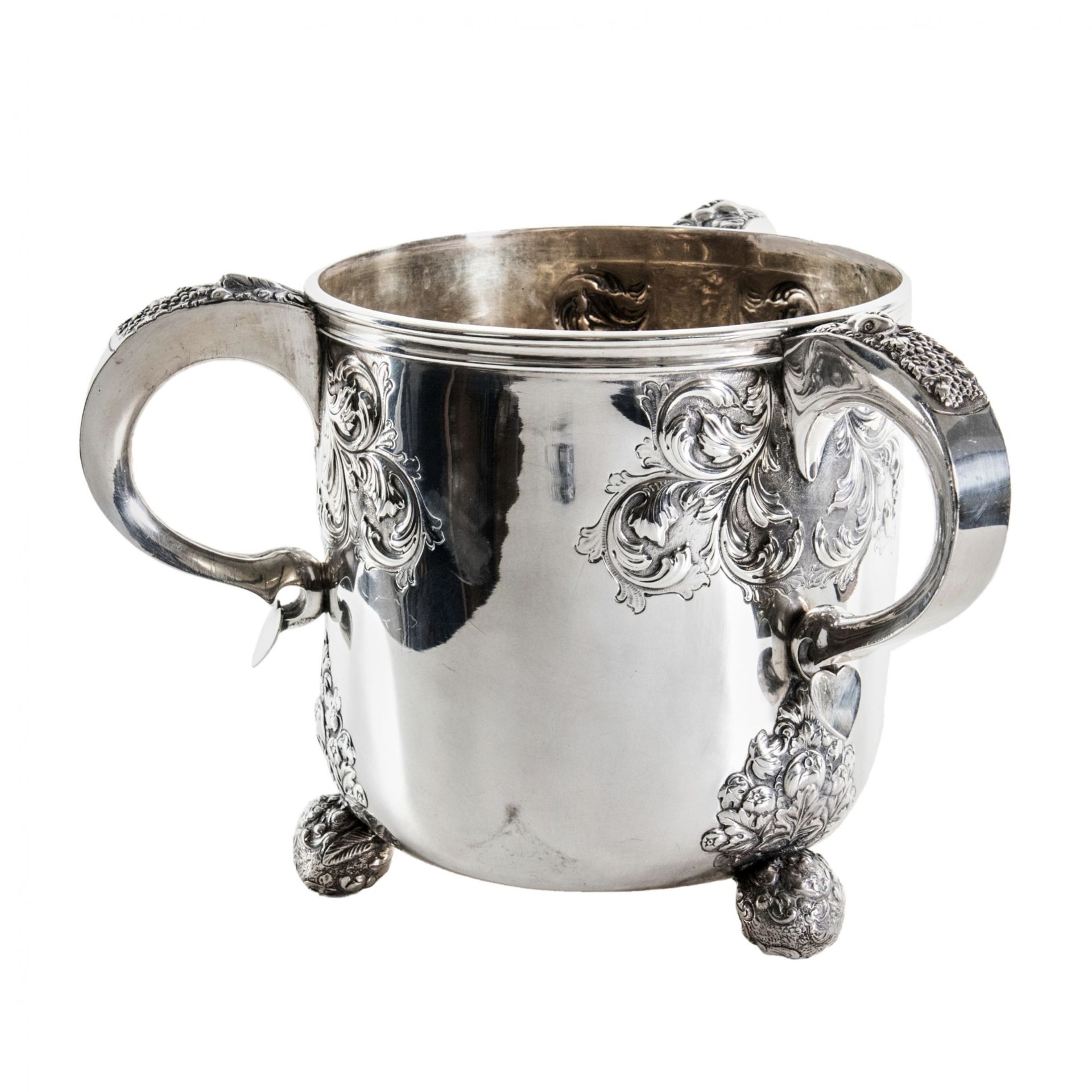 Silver champagne cooler. Carrington &amp; Co - John Bodman Carrington, London 1897