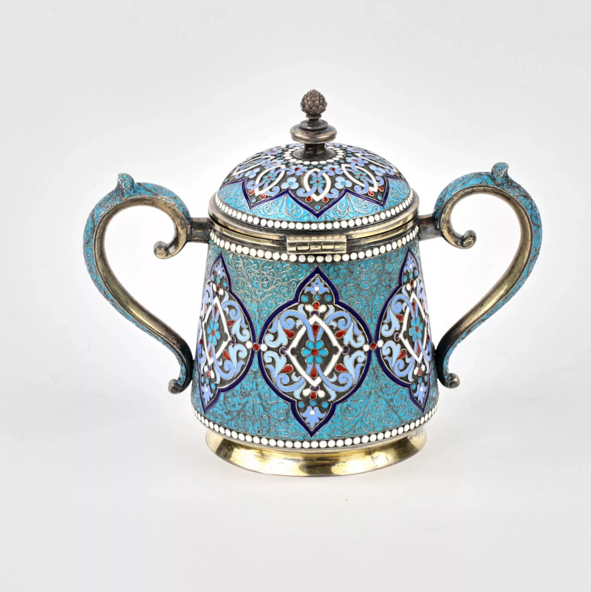 Tea, silver service by Gustav Klingert. - Image 10 of 22