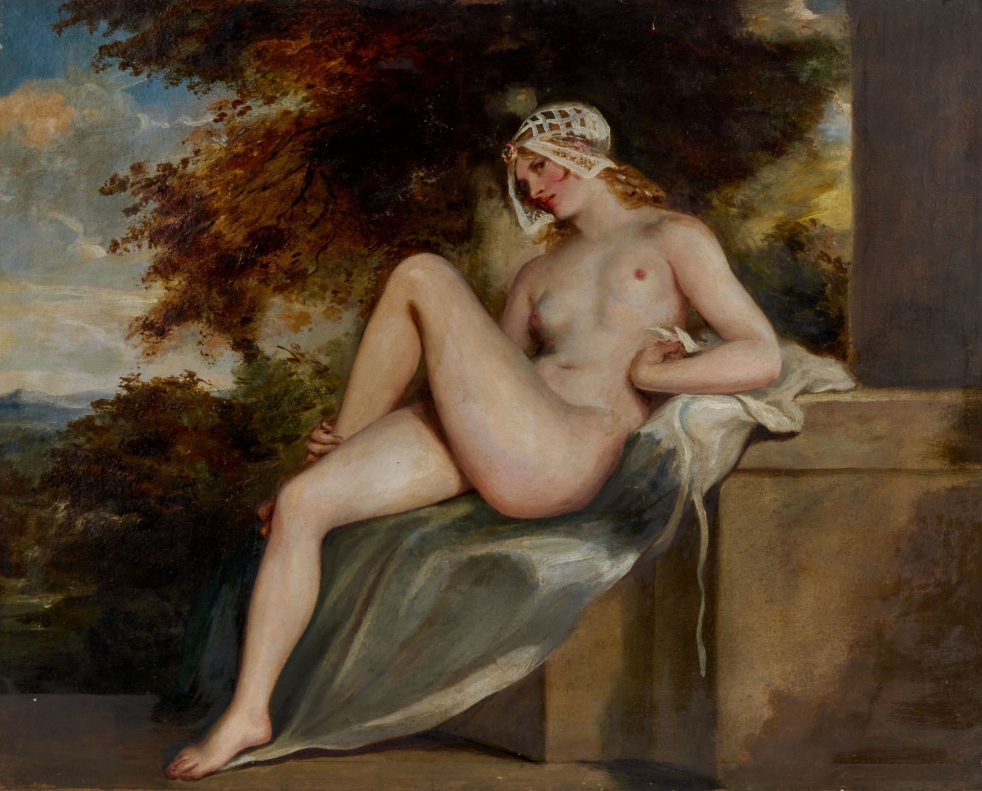 William Etty. Nude. Early 19th century. - Bild 2 aus 3