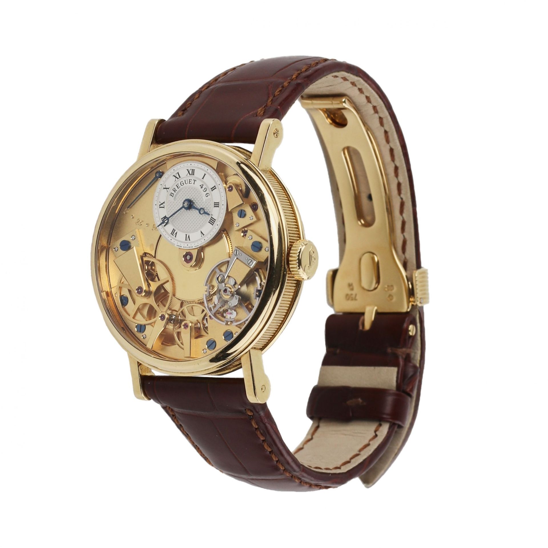 Breguet men`s watch in La Tradition Skeleton gold.