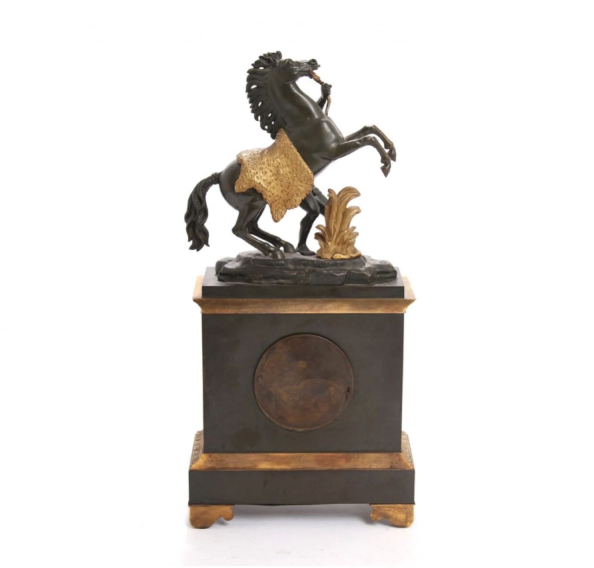 Mantel Clock Marly Horses - Image 4 of 5