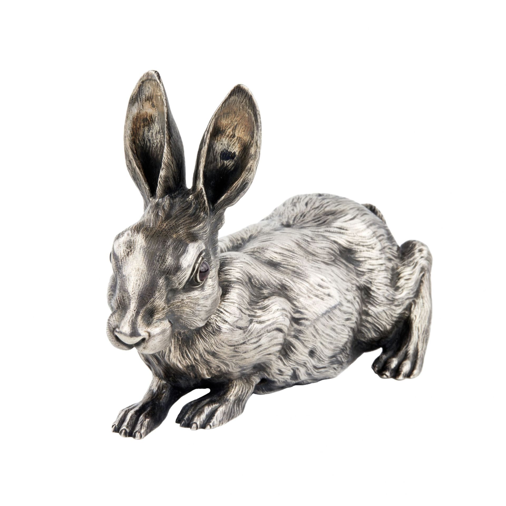 Silver hare bell 84 samples. Victor Aarne. Faberge. St. Petersburg. At the turn of 1900 - Image 5 of 8