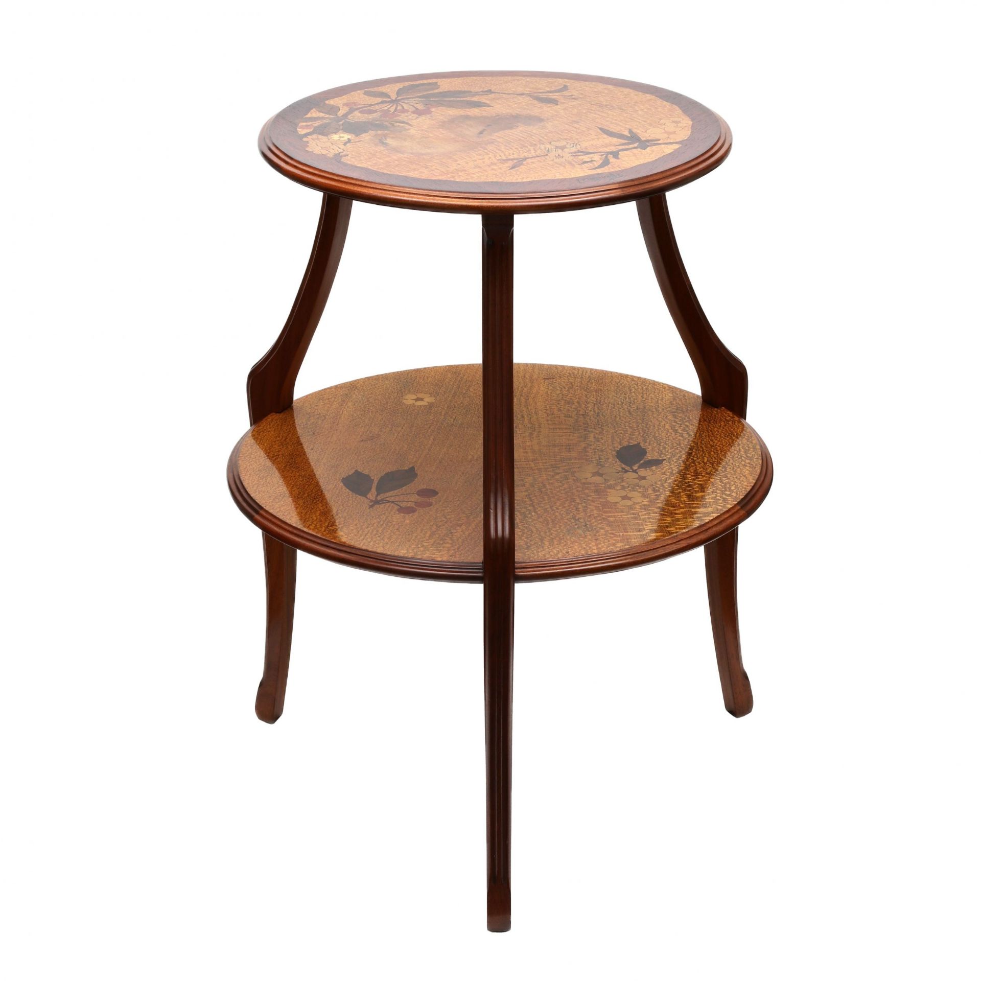 Boudoir table Art Nouveau, inlaid wood. Louis MAJORELLE (1859-1926). - Image 2 of 6