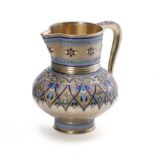 Russian silver jug for kvass. Antip Ivanovich Kuzmichev 1891.