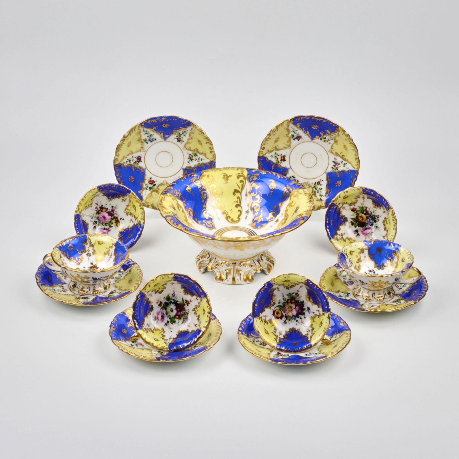 Tea set of the second baroque. - Image 3 of 5