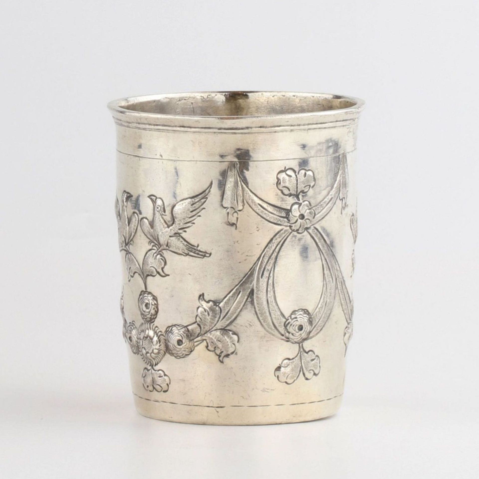 Russian silver vodka cup 1791. - Image 3 of 5